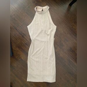 sienna sky sleeveless body con sexy cocktail party open back dress size medium 8